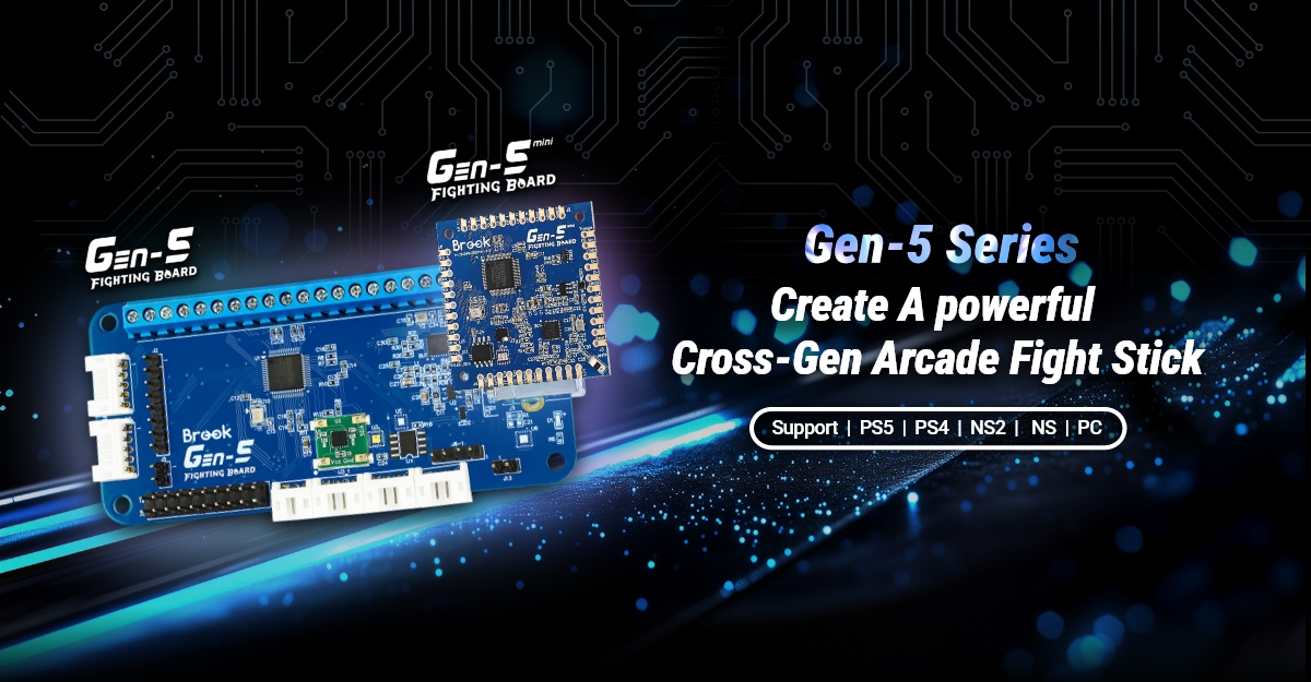 Gen-5 Series Fighting Board– Brook Gaming