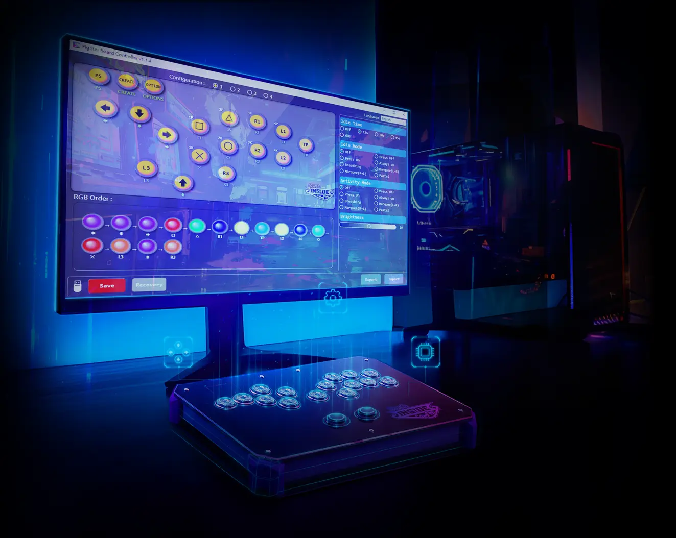Gen-5 Series Fighting Board– Brook Gaming